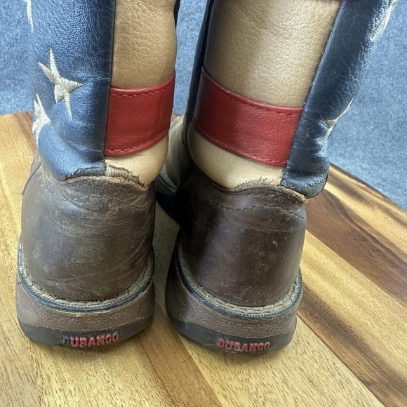 Lil' Rebel by Durango Little Kids' Flag Western Boot Size 1 DBT0159 - Picture 8 of 14